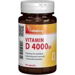 Vitamina D3 Forte, 4000UI , 90 capsule