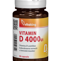 Vitamina D3 Forte, 4000UI , 90 capsule