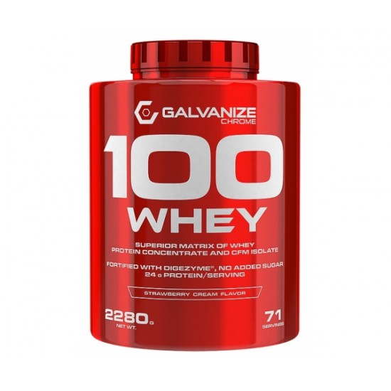 100 Whey, 2280 g, Galvanize Nutrition 100 Whey, 2280 g, Galvanize Nutrition