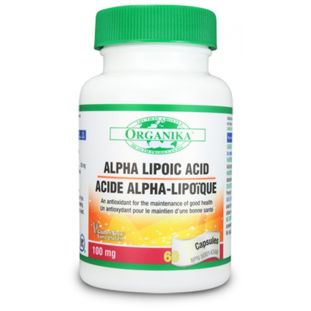 Acid alfa lipoic 100 mg, 60 caps, Organika