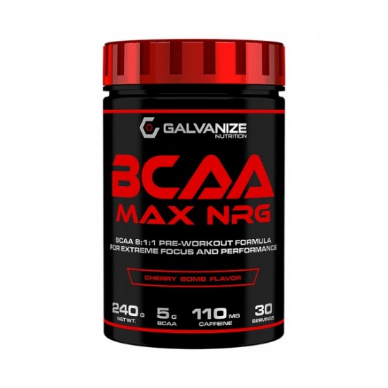 BCAA Max NRG, 240 g, Galvanize Nutrition BCAA Max NRG, 240 g, Galvanize Nutrition