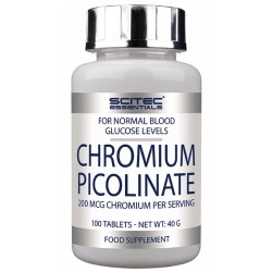 Chromium Picolinate, 100 tablete, Scitec Nutrition