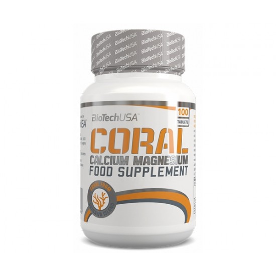 Coral Calcium-Magnesium, 100 tablete, Biotech