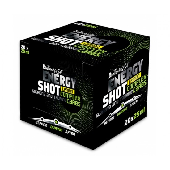 Energy Shot, 20 fiole, Biotech Energy Shot, 20 fiole, Biotech