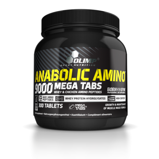 Anabolic Amino 9000 Mega Tabs, 300 tablete