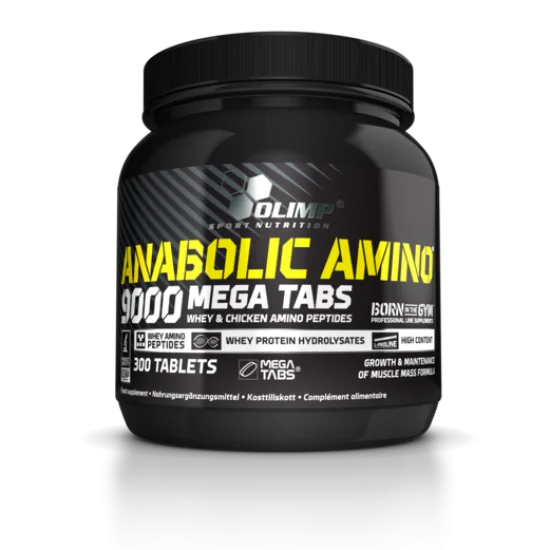 Anabolic Amino 9000 Mega Tabs, aminoacizi 300 tablete - Olimp Sport Nutrition