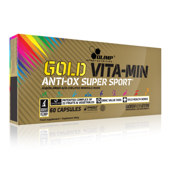 Gold Vita-Min Anti-Ox Super Sport, 60 capsule