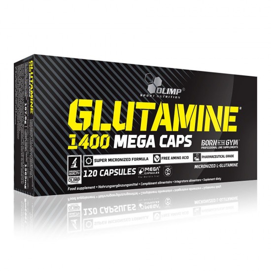 Glutamine 1400 Mega,  glutamina 120 capsule - Olimp Sport Nutrition