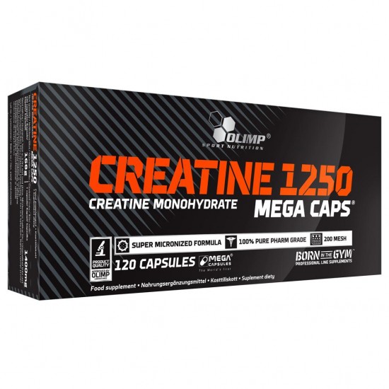 Creatine 1250 Mega, creatina 120 capsule - Olimp Sport Nutrition