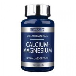 Calcium - Magnesium, 100 tablete Scitec