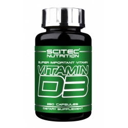 Vitamin D3, 250 capsule