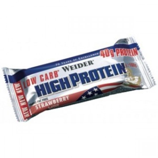 Low Carb High Protein Bar, 50 g, Weider