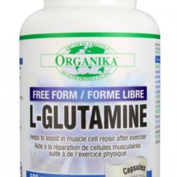 L-glutamina 500 mg, 90 caps, Organika